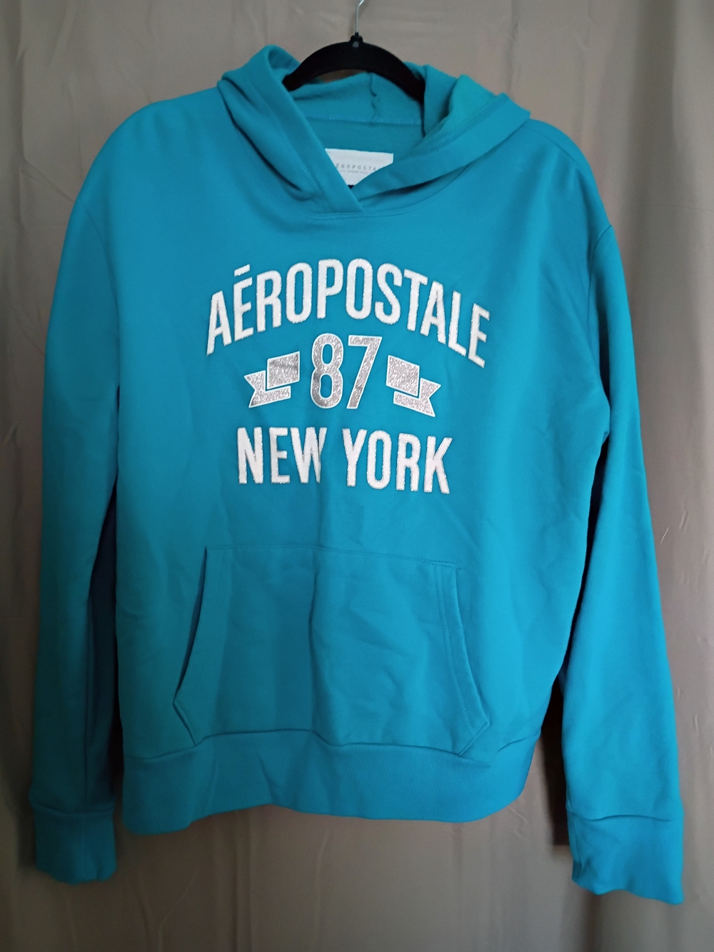 Aeropostale Teal Pullover Hoodie Juniors Size